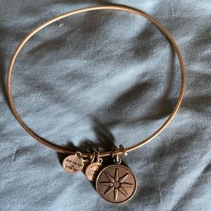 Alex & Ani gold start bracelet